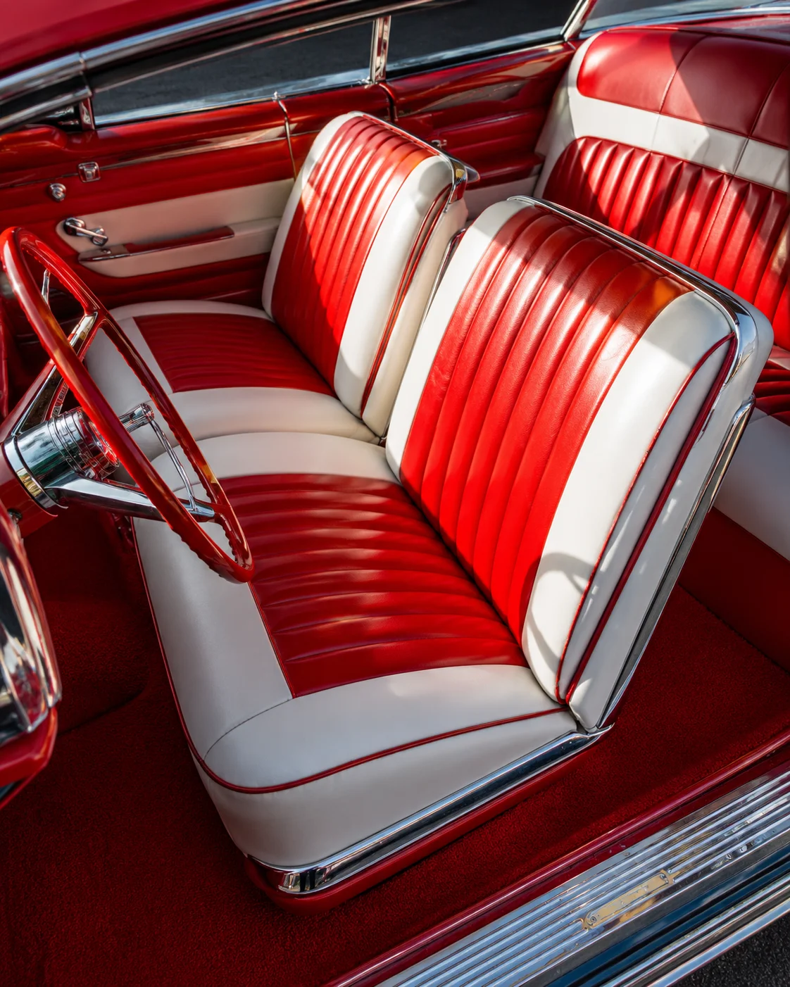 Auto leather seat restoration project