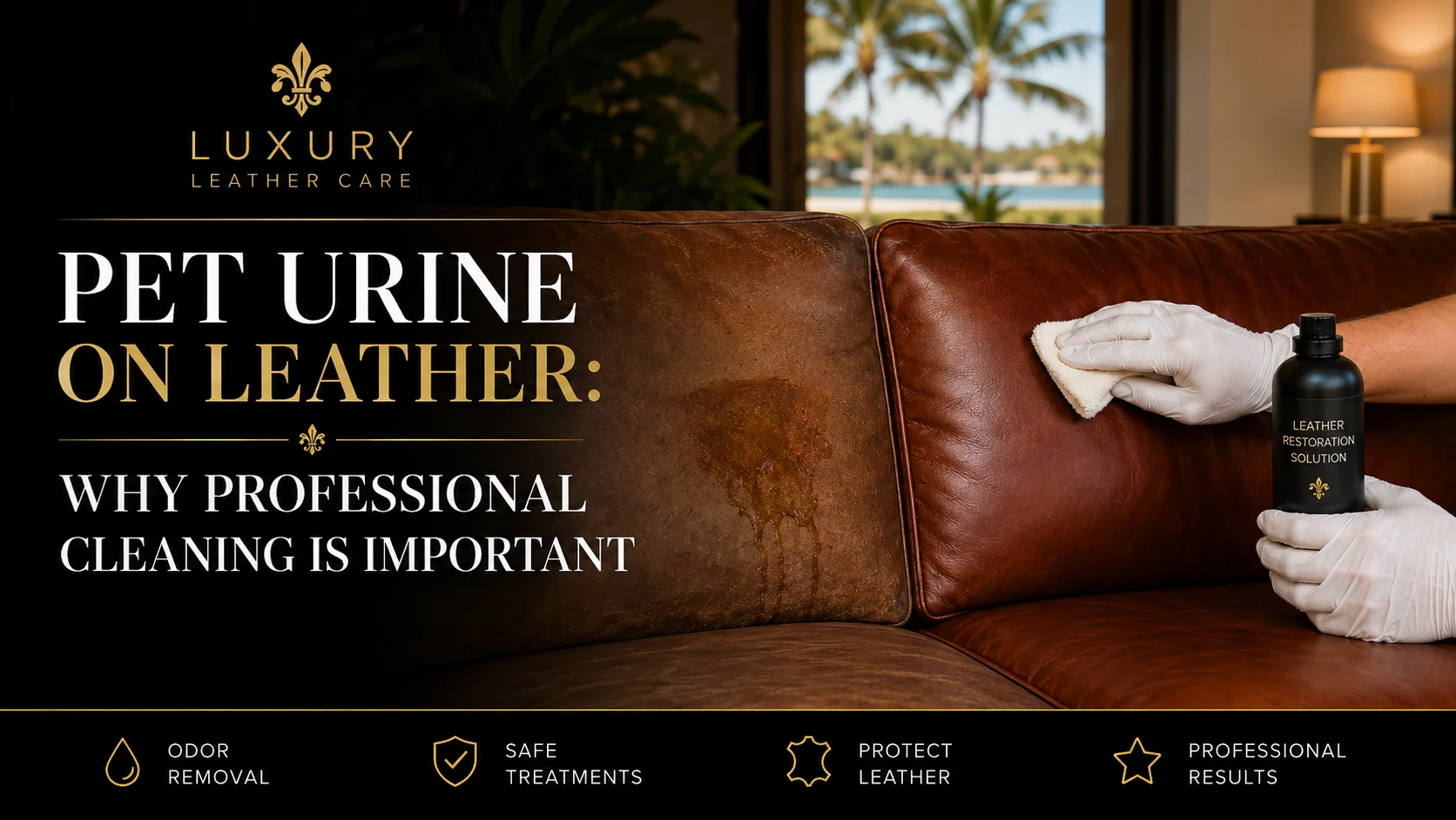 Pet Urine on Leather: Why Professional Cleaning Is Important