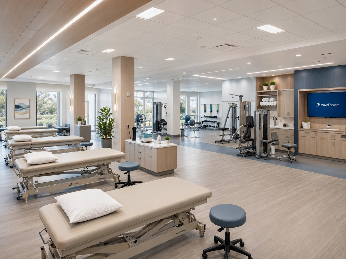 Medical office waiting room seating cleaning service
