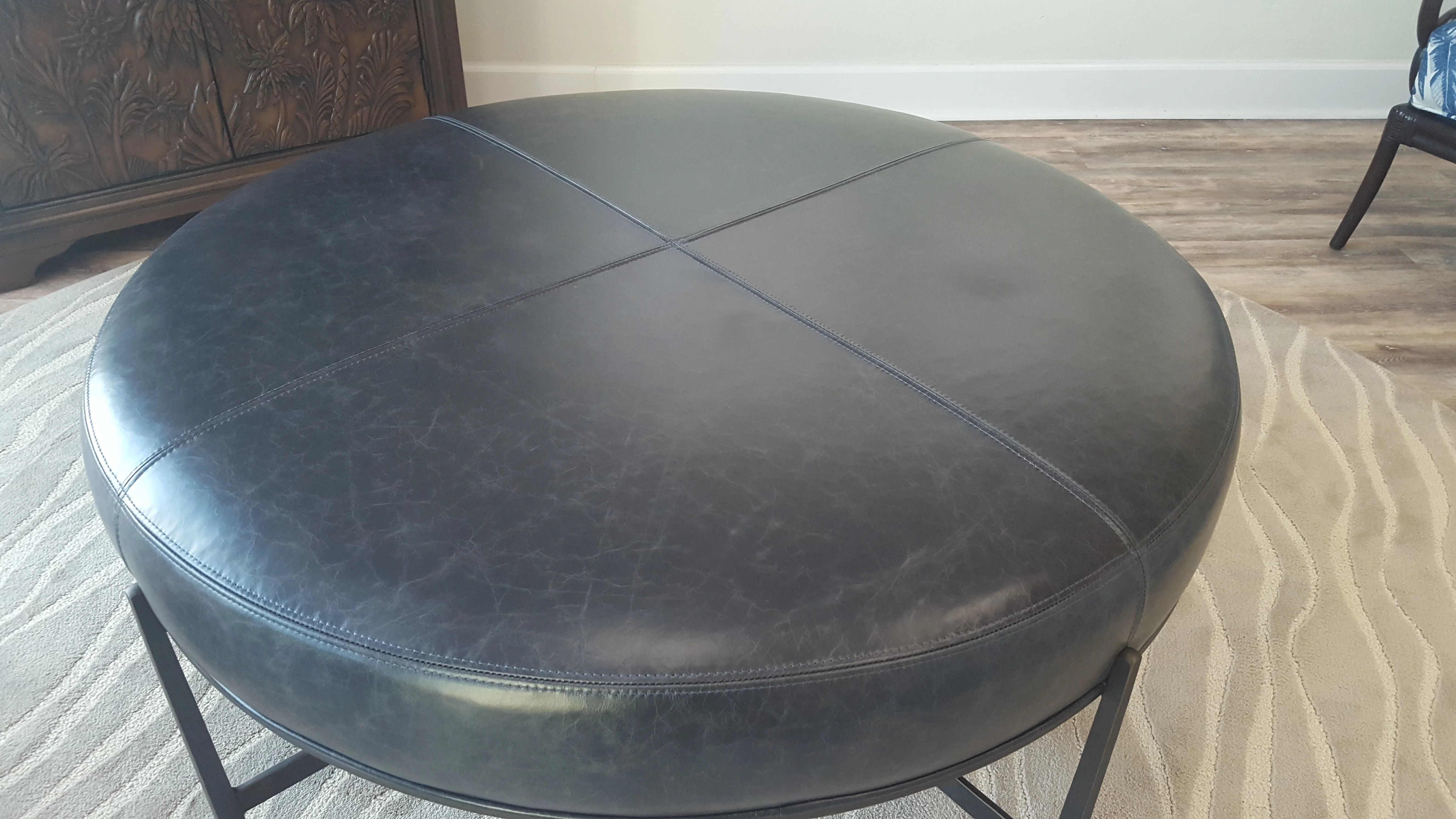 Professional leather indent correction portfolio image 2
