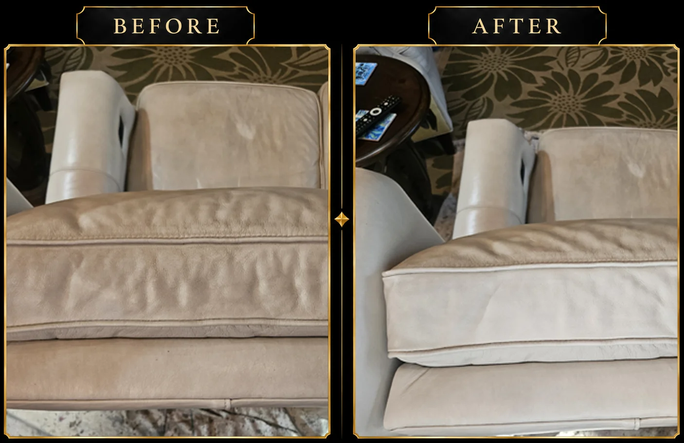 Commercial leather cleaning and maintenance service in Florida