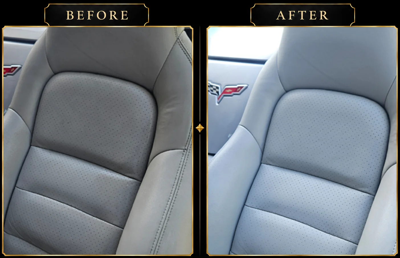 Marine leather upholstery restoration service by Luxury Leather SWFL